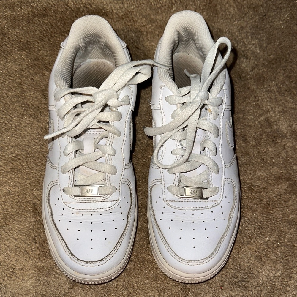 White Nike Air Force Ones